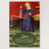 Libra Zodiac Sign Scales Geburtstagsparty Puzzle (Vertikal)