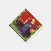 Libra Zodiac Sign Scales Geburtstagsparty Serviette (Ecke)