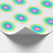 Libra Zodiac Sign Stylish Gradient Geschenkpapier (Ecke)