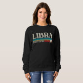Libra Zodiac Sign Sweatshirt (Vorne ganz)