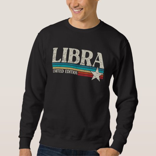 Libra Zodiac Sign Sweatshirt (Vorderseite)