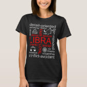 Libra Zodiac Sign T-Shirt (Vorderseite)