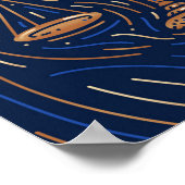 Libra Zodiac Sign | Zodiac Digital Print Poster (Ecke)