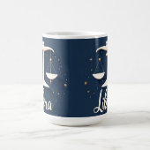Libra Zodiac Signikon mit Balanced Scales Kaffeetasse (Mittel)
