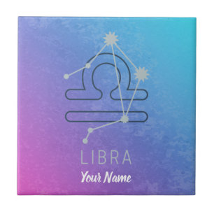 Libra Zodiac Star Sign Horoskop Constellation Fliese