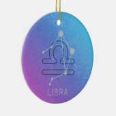 Libra Zodiac Star Sign Horoskop Constellation Keramik Ornament (Rechts)