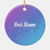 Libra Zodiac Star Sign Horoskop Constellation Keramik Ornament (Hinten)