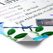 Libra Zodiac Star Sign Y2K White 4:5 Poster (Ecke)