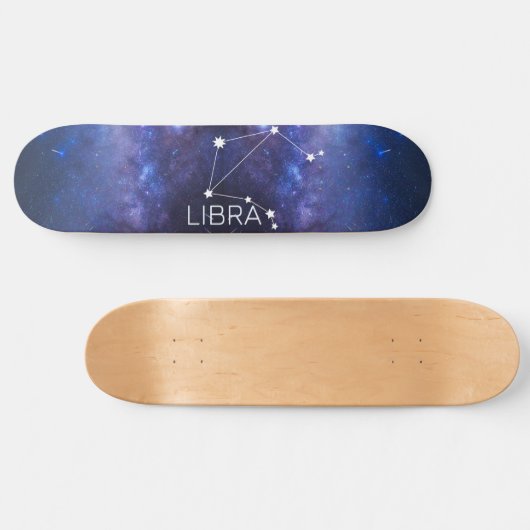 Libra Zodiac Star Skateboard (Horizontal)