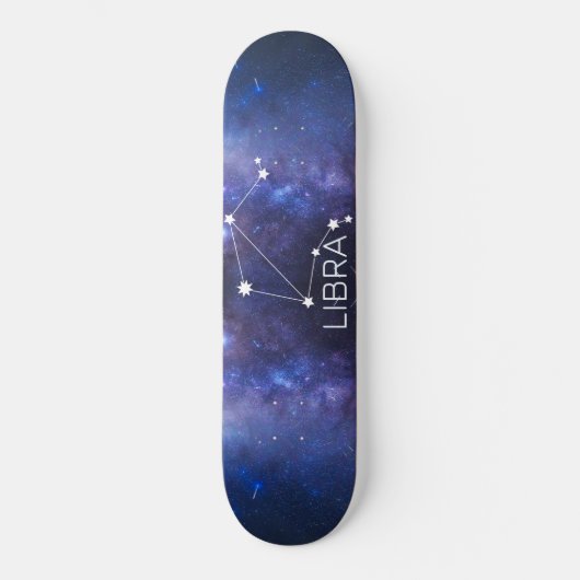 Libra Zodiac Star Skateboard (Vorderseite)