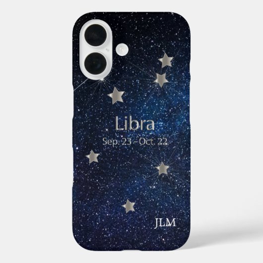 Libra - Zodiac-Sternzeichen Case-Mate iPhone Hülle (Rückseite)