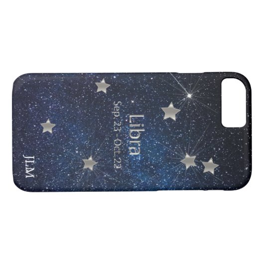 Libra - Zodiac-Sternzeichen Case-Mate iPhone Hülle (Rückseite (Horizontal))