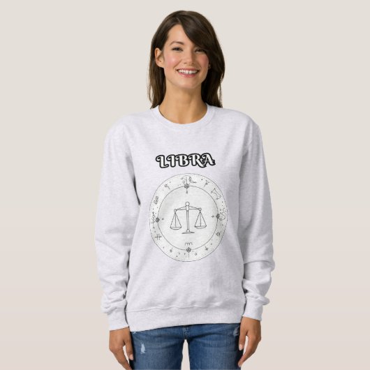 libra zodiac sweatshirt (Vorne ganz)