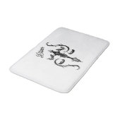 Libra Zodiac-Symbol Badematte (Schrägansicht)