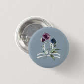 Libra Zodiac-Symbol Button (Vorne & Hinten)