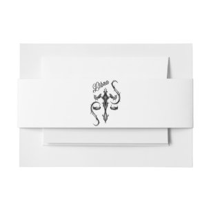 Libra Zodiac-Symbol Einladungsbanderole