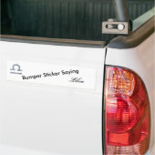 Libra Zodiac Symbol Element von Kenneth Yoncich Autoaufkleber (Auf Lkw)