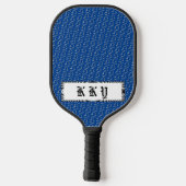 Libra Zodiac Symbol Element von Kenneth Yoncich Pickleball Schläger (Rückseite)