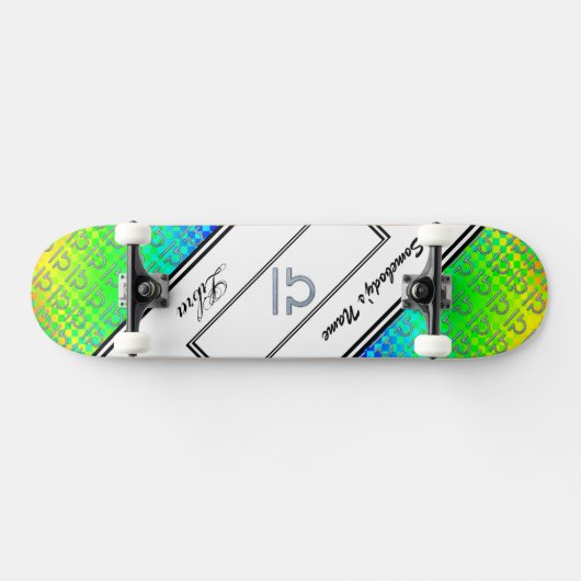 Libra Zodiac Symbol Element von Kenneth Yoncich Skateboard (Horizontal)