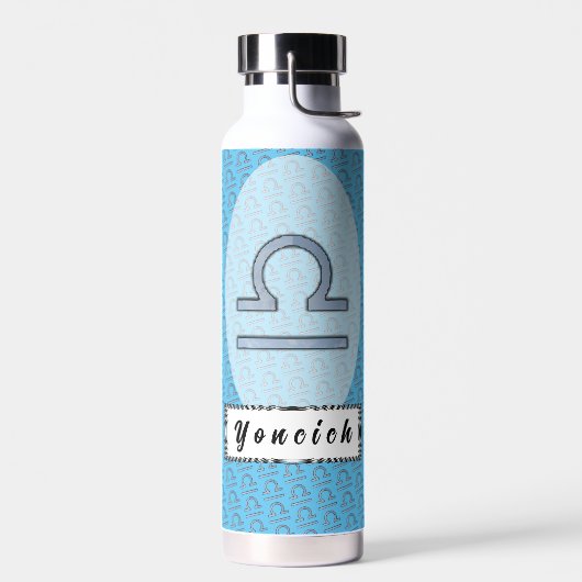 Libra Zodiac Symbol Element von Kenneth Yoncich Trinkflasche (Links)