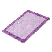 Libra Zodiac Symbol Fuchsia Pink Digitale Camoufla Notizblock (angewinkelt)