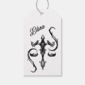 Libra Zodiac-Symbol Geschenkanhänger (Vorderseite)