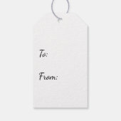 Libra Zodiac-Symbol Geschenkanhänger (Rückseite)