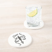 Libra Zodiac-Symbol Getränkeuntersetzer (Seite)
