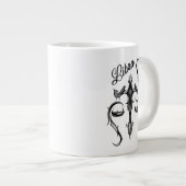Libra Zodiac-Symbol Jumbo-Tasse (Vorderseite Rechts)