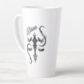 Libra Zodiac-Symbol Milchtasse (Linke Ecke)
