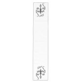 Libra Zodiac-Symbol Mittelgroßer Tischläufer (Vorderseite)