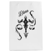 Libra Zodiac-Symbol Mittlere Geschenktüte (Vorderseite)