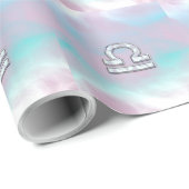 Libra Zodiac Symbol Mutter von Perlenstil Geschenkpapier (Rolleneckpunkt)