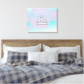 Libra Zodiac Symbol Mutter von Perlenstil Leinwanddruck (Insitu (Schlafzimmer))
