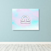 Libra Zodiac Symbol Mutter von Perlenstil Leinwanddruck (Insitu (Holzboden))