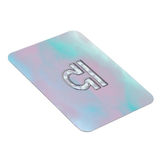 Libra Zodiac Symbol Mutter von Perlenstil Magnet (Rechte Seite)