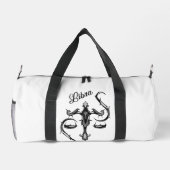 Libra Zodiac Symbol Personal Duffle Bag (Rückseite)