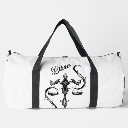 Libra Zodiac Symbol Personal Duffle Bag (Vorderseite)