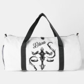 Libra Zodiac Symbol Personal Duffle Bag (Rückseite)