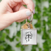 Libra Zodiac-Symbol Schlüsselanhänger (Hand)