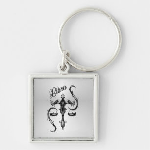 Libra Zodiac-Symbol Schlüsselanhänger