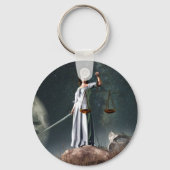 Libra Zodiac-Symbol Schlüsselanhänger (Vorderseite)