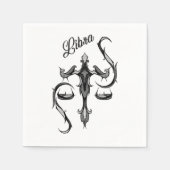 Libra Zodiac-Symbol Serviette (Vorderseite)