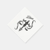 Libra Zodiac-Symbol Serviette (Ecke)