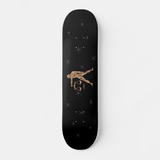 Libra Zodiac Symbol Skateboard Deck (Vorderseite)
