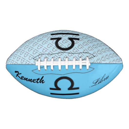 Libra Zodiac Symbol Standard von Kenneth Yoncich Football (Vorderseite)