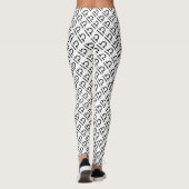 Libra Zodiac Symbol Standard von Kenneth Yoncich Leggings (Rückseite)