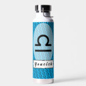 Libra Zodiac Symbol Standard von Kenneth Yoncich Trinkflasche (Links)