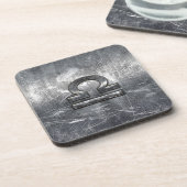 Libra Zodiac Symbol Störstahl Getränkeuntersetzer (Linke Seite)