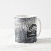 Libra Zodiac Symbol Störstahl Kaffeetasse (VorderseiteRechts)